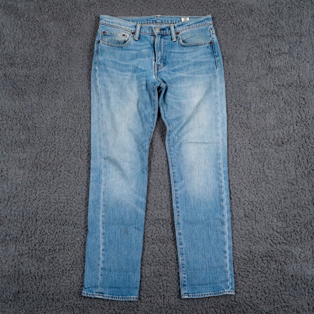 Levis Jeans Mens 30x30 Blue 511 Slim Fit White Oak Cone Denim